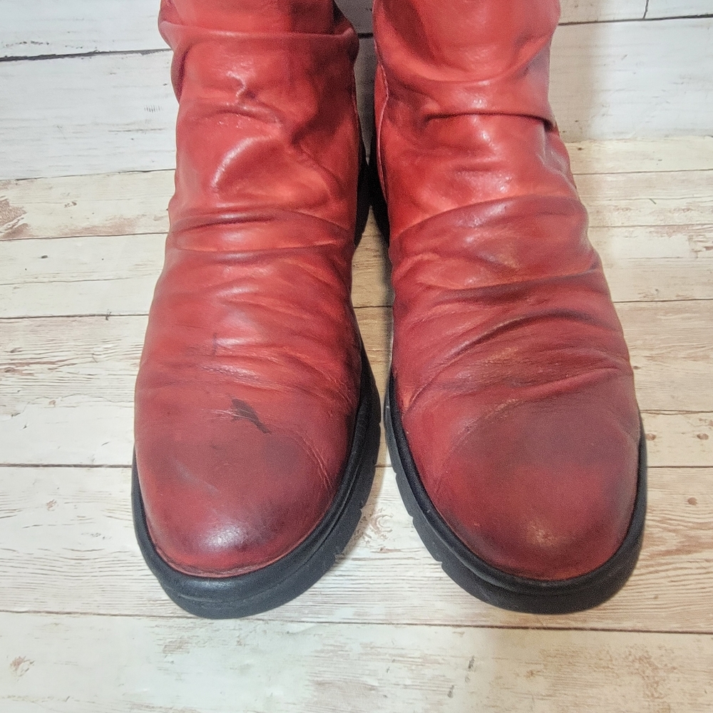 Miz Mooz Danny Women's Mid-Calf Boot Antique Red EU 39 - Picture 6 of 10